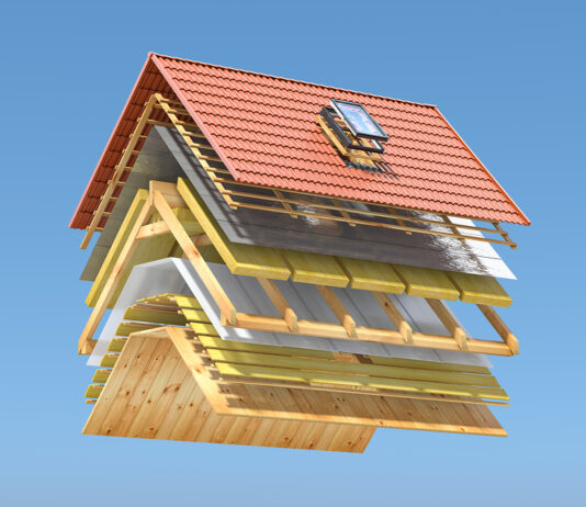 Schichten bei Dachdämmung
