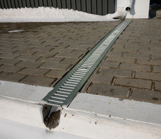 Regenwasser Drainage verlegen Regenwasser Drainage